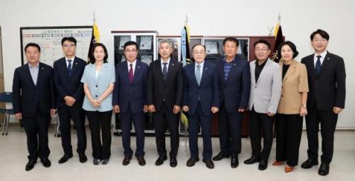 제13대 충남도의회 의장단, 첫 공식 행보…도정·교육행정과 협력 강화