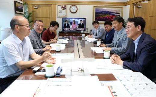 강진원 군수, 영산강환경청에 옴천면 상수원보호구역 일부 해제 건의