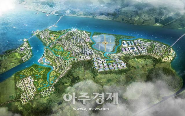 솔라시도 개발계획 조감도 CG 사진서남해안기업도시개발