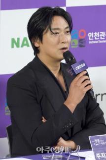 [포토] 소감 말하는 주지훈 (청룡시리즈 핸드프린팅)