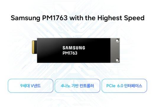 삼성전자 SSD PM1763, 차세대 기업용 AI 인프라 핵심 솔루션 기대