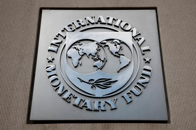 미국 워싱턴 DC 국제통화기금IMF 본부의 IMF 로고사진연합뉴스