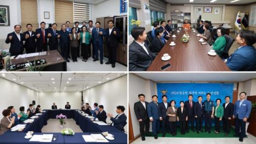 논산시의회, 유관기관 협력 강화 행보…폭우에 현장 대응으로 전환