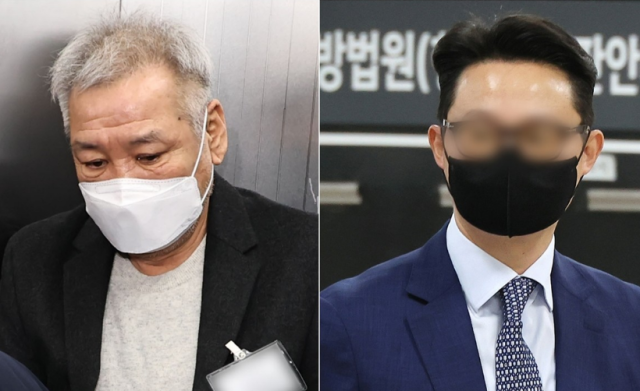건진법사 전성배왼쪽씨와 윤영호 전 통일교 세계본부장 사진연합뉴스