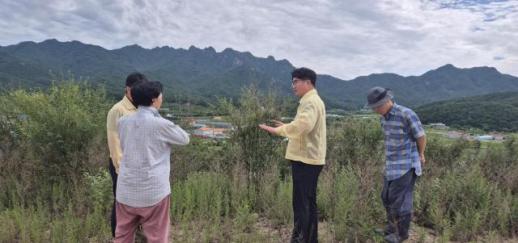 안재민 상주시장 호우 피해 예상 현장 확인, 예찰 강화 당부