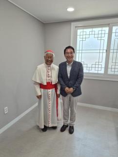 박수현 지사, 유흥식 추기경에 교황 레오 14세 충남 방문 공식 요청