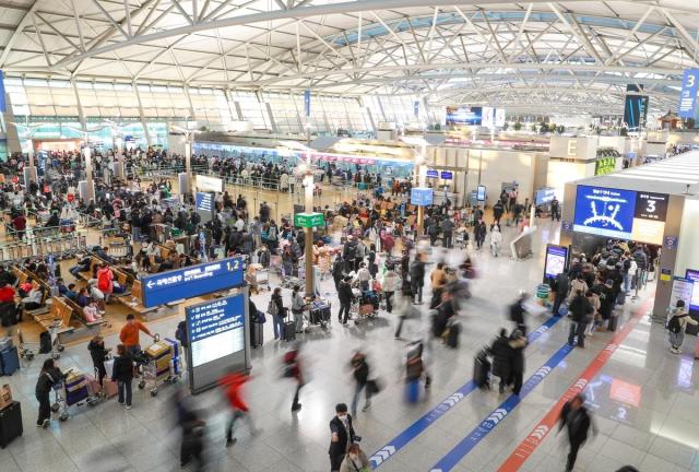 인천국제공항 제1여객터미널 전경 사진인천공항공사