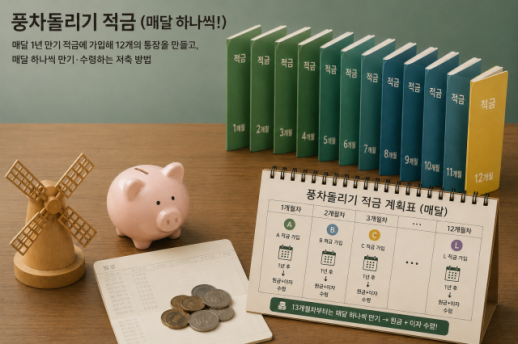 [김지윤의 골든피그] 적금 만기 매달 돌아온다…다시 주목받는 풍차돌리기
