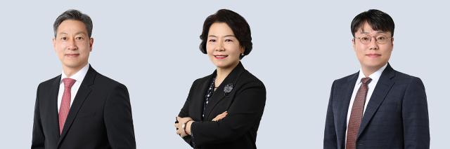 왼쪽부터신현식 태지영 박찬우 변호사 사진법무법인 바른 

