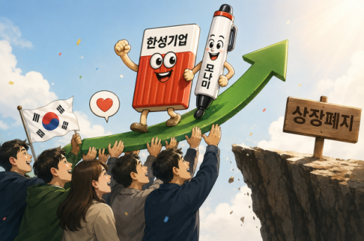상폐 막겠다며 몰린 애국 개미… 모나미·한성기업 주가 폭등, 애국심인가 투기인가