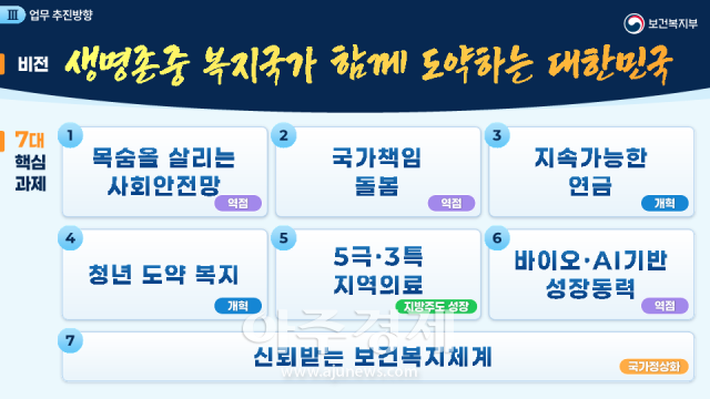 보건복지부 2026년 하반기 업무보고 내용 자료보건복지부