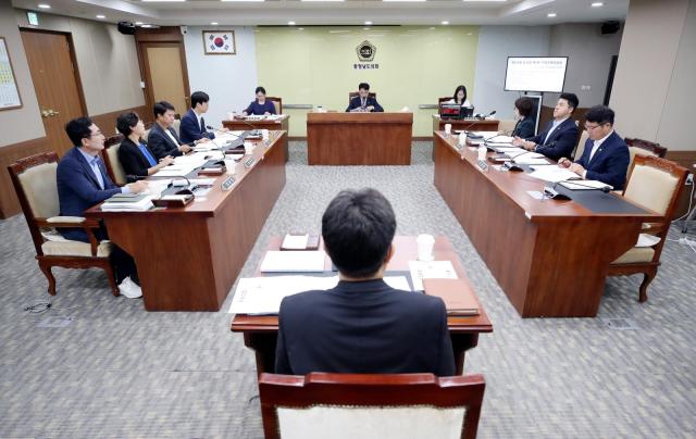 제370회 임시회 제1차 기획경제위원회 모습사진충남도의회