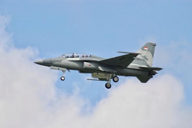 インドネシアに輸出されて運用中のT-50i 17号機の写真KAI