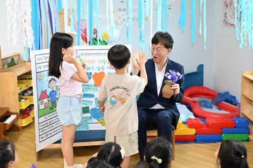 이민근 시장 아이 키우는 일은 사회와 조직이 책임져야 할 시대적 과제