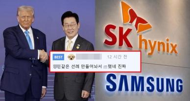 "미국 정부, 삼성·하이닉스 이익 분배 요구"…"'초과이윤 먹잇감 줬다"
