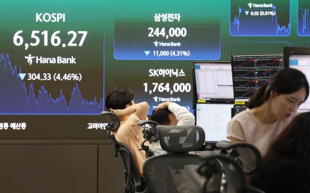 반도체 한파 다시 덮친 증시…코스피 6500선 턱걸이