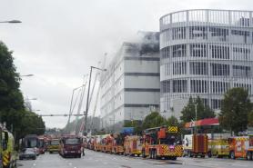 Fire at Coupang warehouse in Incheon burns into third day