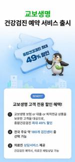 보험금 청구 넘어 건강검진까지…교보생명, 통합앱 서비스 확대