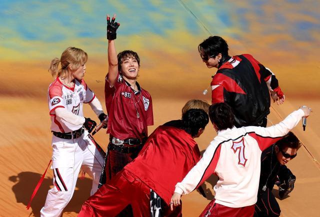 Nhóm nhạc BTS 
Ảnh Yonhap AFP