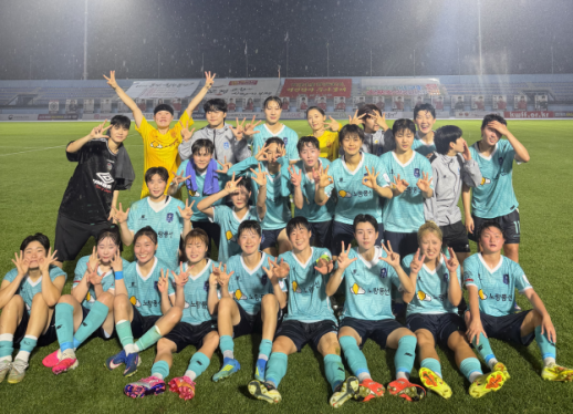 강진 스완스WFC, 11경기 만에 웃었다…상무 꺾고 반등 신호탄