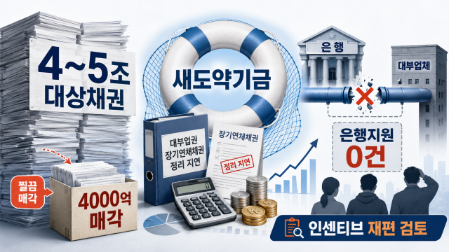 [단독] 대부업계 찔끔 매각에…새도약기금 혜택 차등화 검토