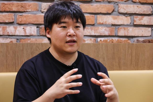 Lee Tae-gyun, team leader at Youth Mungan chain, shares experiences working alongside borderline intellectual functioning workers, July 20, 2026. AJP Yoo Na-hyun