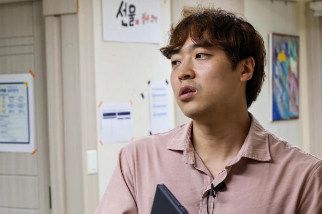 Yoon Tae-hyun team leader at the Friends of Star stresses the importance of job openings for borderline intellectual functioning youths July 21 2026 AJP Yoo Na-hyun