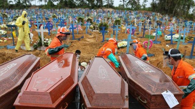 브라질 아마조나스 주 마나우스의 한 공동묘지 기사 속 사건과 직접적 관련 없음 사진 AFP연합뉴스
