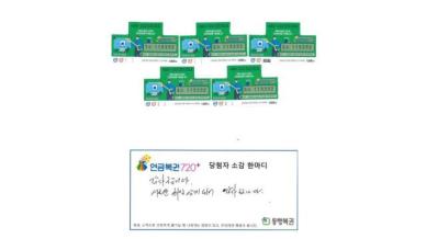 "꿈에 나온 父 말씀에 구매한 복권이 1등"…1234회차 로또당첨번호조회 주목