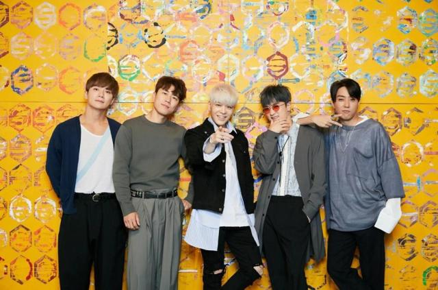 This photo provided by YG Entertainment show the group photo of K-pop boy group Sechs Kies