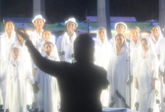 Skies weep as Ethiopias Kagnew Choir offered heavenly songs of remembrance