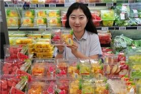 Lotte Mart tăng dung lượng trái cây cắt sẵn nhưng giữ nguyên giá, doanh số tăng 184%