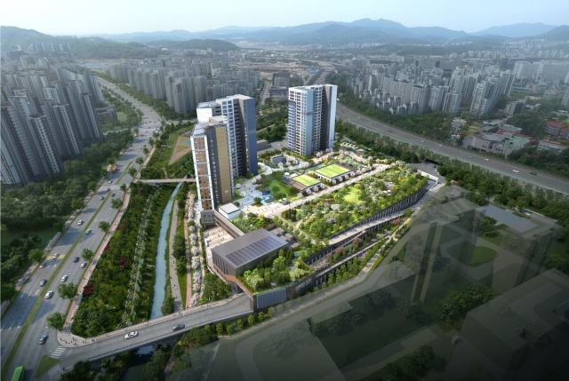 장지차고지 입체화사업 조감도 사진금호건설