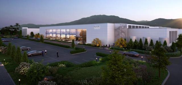 포항 AI 데이터센터 조감도 사진경상북도