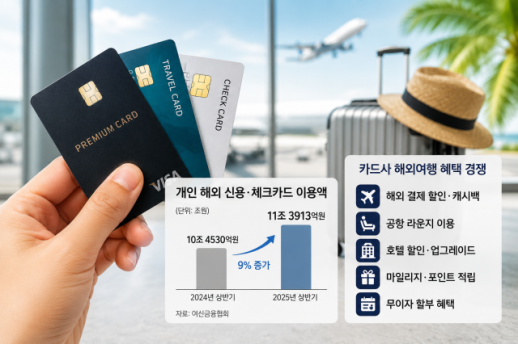 [김지윤의 골든피그] "여름 휴가 전 카드부터"…카드사 트래블카드 경쟁 활활