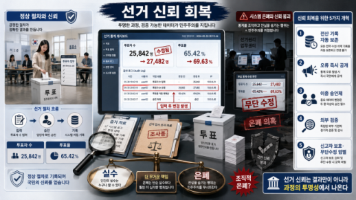 [사설] 선거의 실수보다 무서운 것은 조직적 은폐다