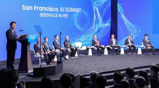 [포토] 이재명 대통령, 샌프란 AI 선언 발표