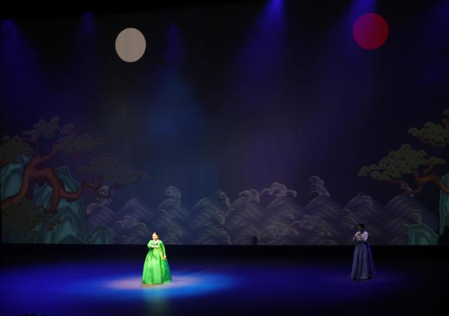 A special performance of “Sanhwabi Hexagram 22” held as part of the 48th session of the UNESCO World Heritage Committee takes place at the BEXCO Auditorium in Busan on July 24 2026 AJP Yoo Na-hyun

