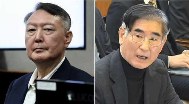윤석열 전 대통령왼쪽과 김용현 전 국방부 장관 사진연합뉴스