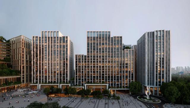 더파크사이드 조경도 사진더파크사이드 분양 홈페이지 갈무리