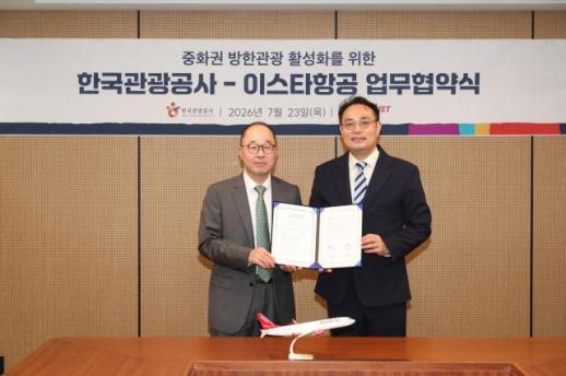 韩国旅游发展局携手易斯达航空扩大中国航线 吸引外籍游客赴地方旅游