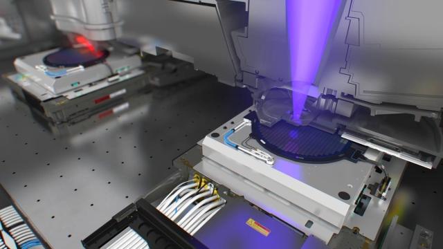 lithography machine courtesy of ASML