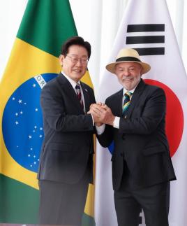 韓·브라질 전략적 동반자 관계 원년 선언…李 함께할 때 더 강해져