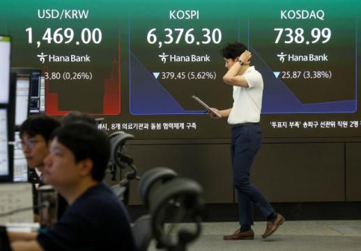 환율, 위험 회피 심리에 1470원대로 상승