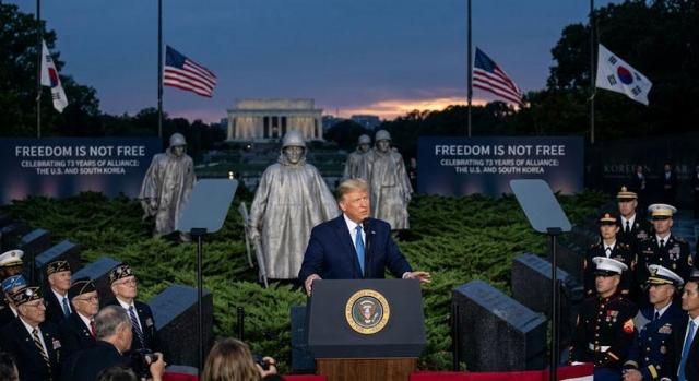 Trump stresses steadfast alliance with Seoul on Korean War armistice anniversary