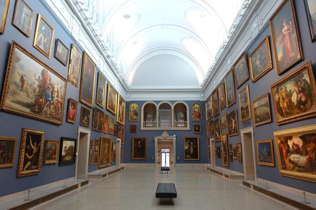 하트포드Hartford의 워즈워스 아테늄 미술관Wadsworth Atheneum Museum of Art 전시실 전경
