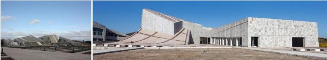 스페인 산티아고 데 콤포스텔라Santiago de Compostela의 대규모 문화복합단지 ‘갈리시아 문화의 도시City of Culture of Galicia 전경