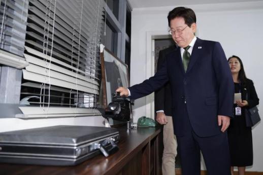 동포 간담회에 금속노조 방문까지…李대통령 공감외교 통했다