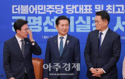 與 당권주자 3인, 조 의장 현직 대통령 연임 발언에 난색