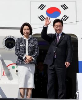 李대통령, 칠레 산티아고 도착…동포 만찬 간담회로 첫 일정 시작
